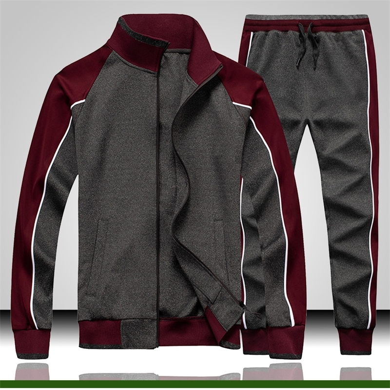 Tracksuit for Men Side Stripe Autumn Men Sports Wear Running Suit Male Sets Long Sleeve Fleece Tracksuit Men High Quality 201202, Tz48jm darkblue
Tracksuit for Men Side Stripe Autumn Men Sports Wear Running Suit Male Sets Long Sleeve Fleece Tracksuit Men High Quality 201202, Tz48jm darkblue