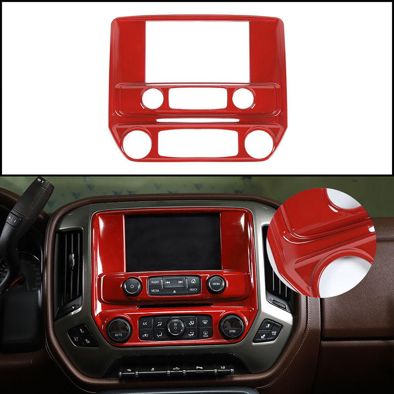ABS Central Navigation Screen Panel Cover Trims ,Red 1pc For Chevrolet Silverado GMC Sierra 2014-2018 Interior Accessories
ABS Central Navigation Screen Panel Cover Trims ,Red 1pc For Chevrolet Silverado GMC Sierra 2014-2018 Interior Accessories