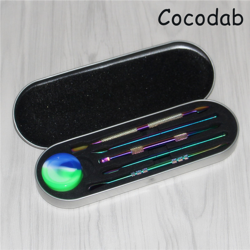 Wax dabber tool set 5 style silver rainbow color 80mm to 120mm dab jar tool dry herb vaporizer for dab mat wax container
Wax dabber tool set 5 style silver rainbow color 80mm to 120mm dab jar tool dry herb vaporizer for dab mat wax container