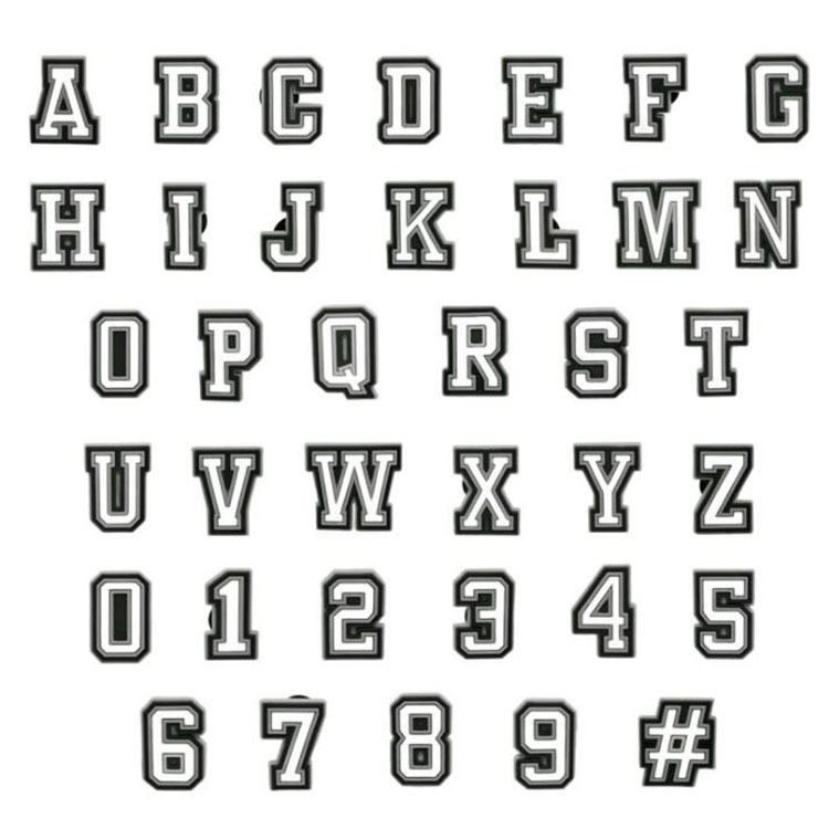 Wholesale Alphabet Croc Charms Clog Shoes Accessories and Wristband Letters Bracelet Decoration Party Gifts
Wholesale Alphabet Croc Charms Clog Shoes Accessories and Wristband Letters Bracelet Decoration Party Gifts