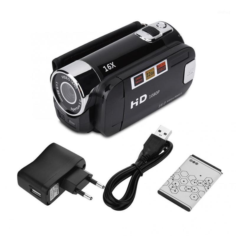 

vlog camera 720P Full HD 16MP DV Camcorder Digital Video Camera 270 degree Rotation Screen 16X Night Shoot Zoom Digital Zoom1, Red-us plug