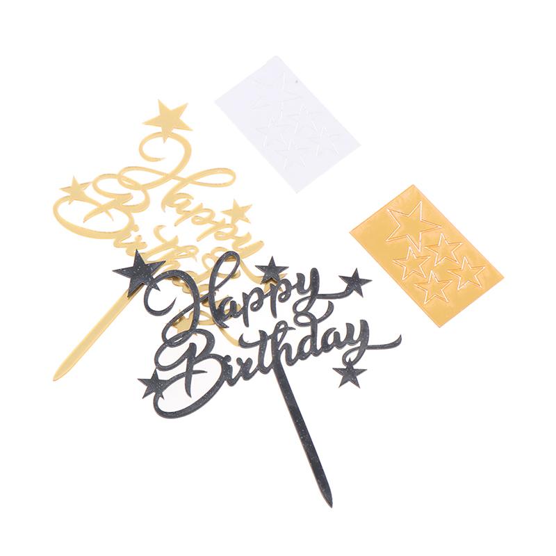 1PCS Shiny Happy Birthday Cake Topper Lovely Star Cupcake Toppers Cake Picks Decoration Topper Toothpick Kids Birthday
1PCS Shiny Happy Birthday Cake Topper Lovely Star Cupcake Toppers Cake Picks Decoration Topper Toothpick Kids Birthday