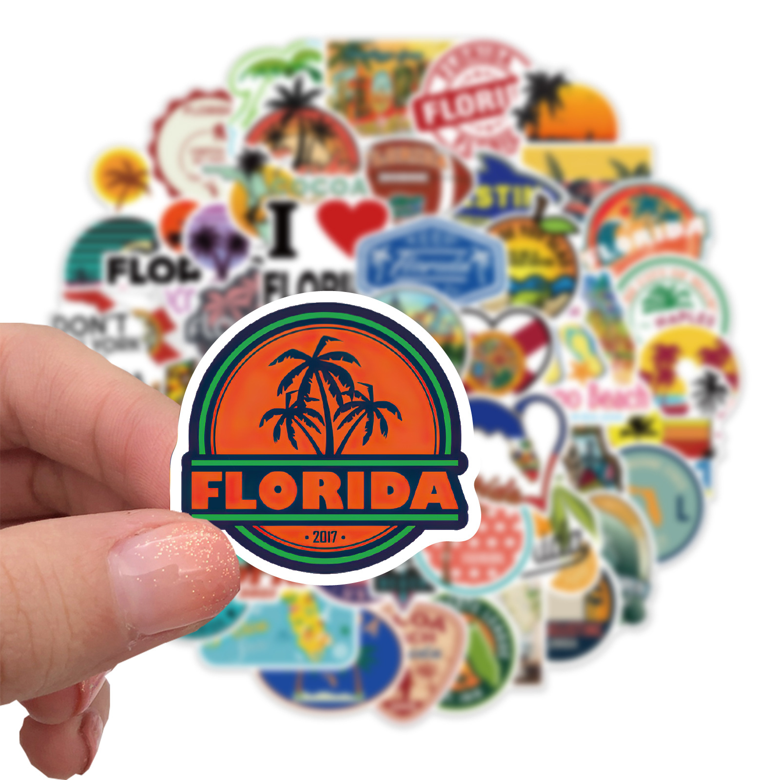 50Pcs/Lot Aesthetic Florida Landscape Graffiti Stickers DIY Travel Luggage Guitar Fridge Laptop Waterproof Decal Sticker Toys T6
50Pcs/Lot Aesthetic Florida Landscape Graffiti Stickers DIY Travel Luggage Guitar Fridge Laptop Waterproof Decal Sticker Toys T6