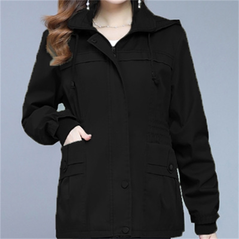 Autumn Winter Women Plus Size 6XL Zipper Basic Jackets Casual Female Outerwear Coats Warm Ladies Cardigan Long Sleeve Jacket 201019