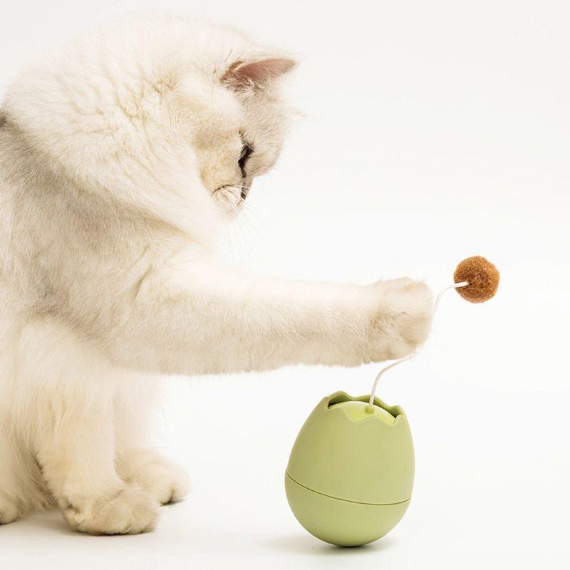 Eggshell Electric Tumbler Funny Cat Toy Automatic Funny Cat Stick Catcher Pet 11UA1
Eggshell Electric Tumbler Funny Cat Toy Automatic Funny Cat Stick Catcher Pet 11UA1