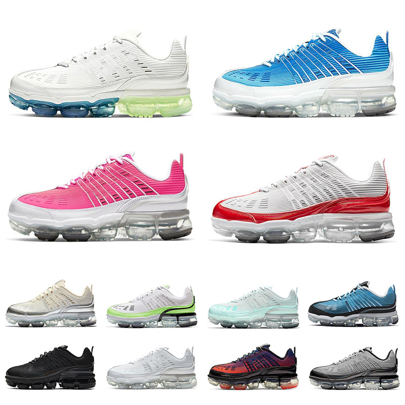 Hot Sale 360 Running Shoes Mens Womens Hyper Pink Black Met…