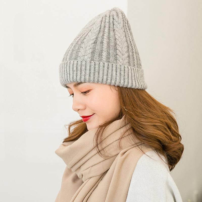 Autumn and Winter 2020 New Style Knitted Hat Women's Korean-style Versatile Linen Flower Color Stripes Crimping Fur Comfo, Khaki
Autumn and Winter 2020 New Style Knitted Hat Women's Korean-style Versatile Linen Flower Color Stripes Crimping Fur Comfo, Khaki