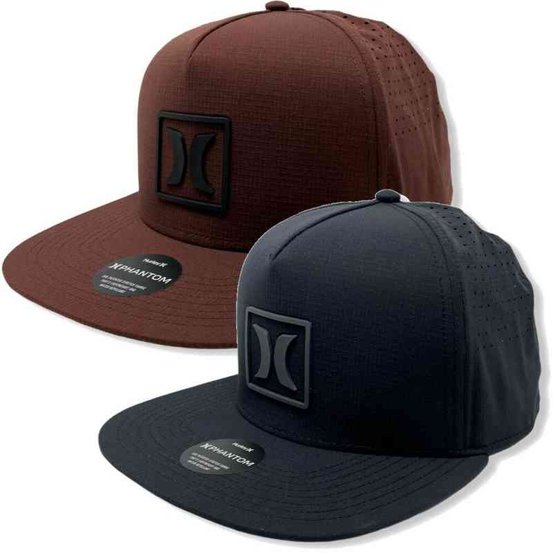 Hurley male phantom remaining silhouette snapback hat with UPF 50 + sunscreen, Black
Hurley male phantom remaining silhouette snapback hat with UPF 50 + sunscreen, Black
