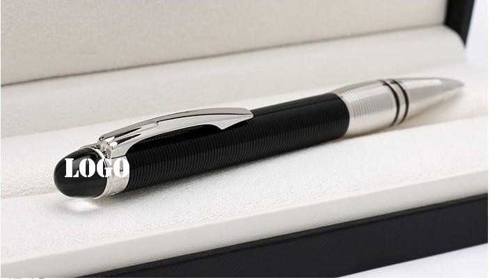 on top black Crystal and silver Circle Cove rollerball pen office M B pens with series number
on top black Crystal and silver Circle Cove rollerball pen office M B pens with series number