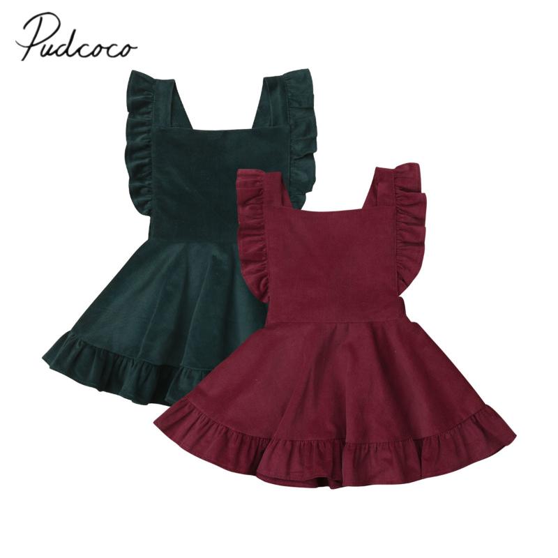 Girl's Dresses 2021 Brand Toddler Kid Baby Girl Corduroy Dress Ruffles Sleeveless Solid Knee-Length Bowknot Not Summer Sundress 6M-5Y, Red;yellow
Girl's Dresses 2021 Brand Toddler Kid Baby Girl Corduroy Dress Ruffles Sleeveless Solid Knee-Length Bowknot Not Summer Sundress 6M-5Y, Red;yellow