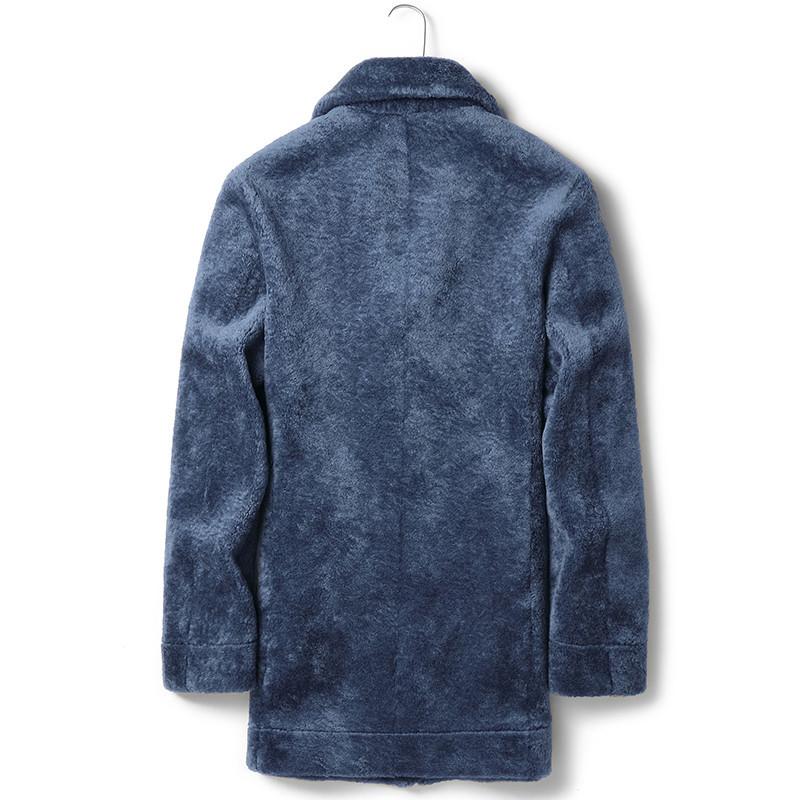 Coat Autumn Winter Jacket Men Real Sheep Shearling Fur Long Coats Mens Suede Lining Wool Jackets JLK18YC1993 MY1816, Black
Coat Autumn Winter Jacket Men Real Sheep Shearling Fur Long Coats Mens Suede Lining Wool Jackets JLK18YC1993 MY1816, Black