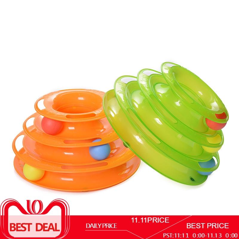New Funny Pet Toys Cat dog Crazy Ball Disk Interactive Amusement Plate Play Disc Trilaminar Turntable Cat dogToy
New Funny Pet Toys Cat dog Crazy Ball Disk Interactive Amusement Plate Play Disc Trilaminar Turntable Cat dogToy