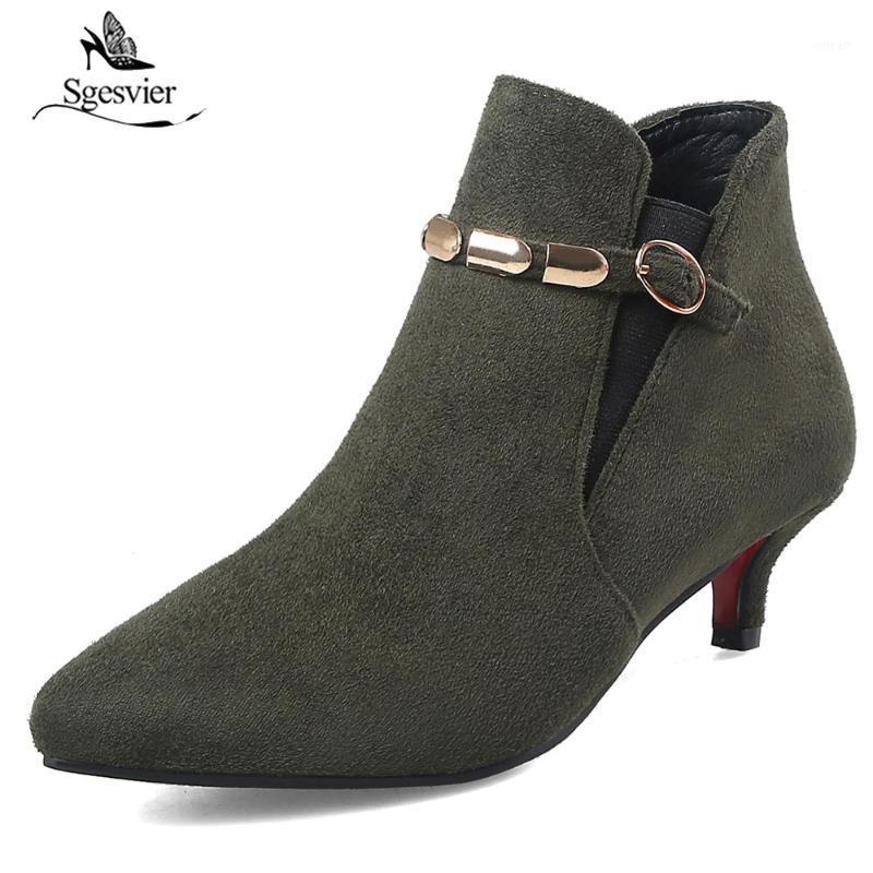 Sgesvier Autumn Winter Women BootsThin Heels Fashion Sexy Pointed Toe Ankle Boots Casual Botas Muje Large Size 33-48 OX5751, Black
Sgesvier Autumn Winter Women BootsThin Heels Fashion Sexy Pointed Toe Ankle Boots Casual Botas Muje Large Size 33-48 OX5751, Black