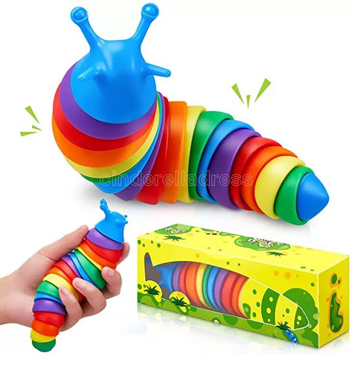 2022 New Favor Fidget Toy Slug Articulated Flexible 3D Slug All Ages Relief Anti-Anxiety Sensory Toys for Children Aldult B0315
2022 New Favor Fidget Toy Slug Articulated Flexible 3D Slug All Ages Relief Anti-Anxiety Sensory Toys for Children Aldult B0315