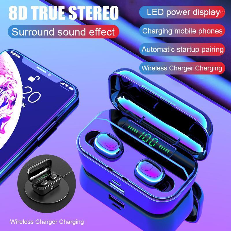 3500mAh TWS Bluetooth Earphones Wireless Headphones Touch Control LED Display Wireless Charging Sport Waterproof Headset Earbuds1, Black
3500mAh TWS Bluetooth Earphones Wireless Headphones Touch Control LED Display Wireless Charging Sport Waterproof Headset Earbuds1, Black