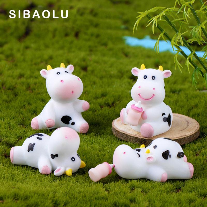 1pc White Milk Cow figurine cartoon Animal Model landscape dollhouse home miniature fairy garden decoration accessories modern
1pc White Milk Cow figurine cartoon Animal Model landscape dollhouse home miniature fairy garden decoration accessories modern