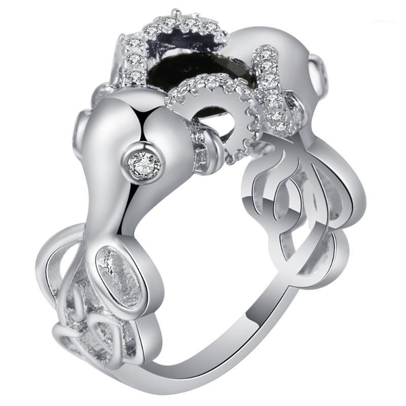 Hainon Punk 2 Octopus Rings 2020 Animal Unique Design Silver Color Vinatge Black Purple Blue Zircon Party Finger Rings For Women1
Hainon Punk 2 Octopus Rings 2020 Animal Unique Design Silver Color Vinatge Black Purple Blue Zircon Party Finger Rings For Women1