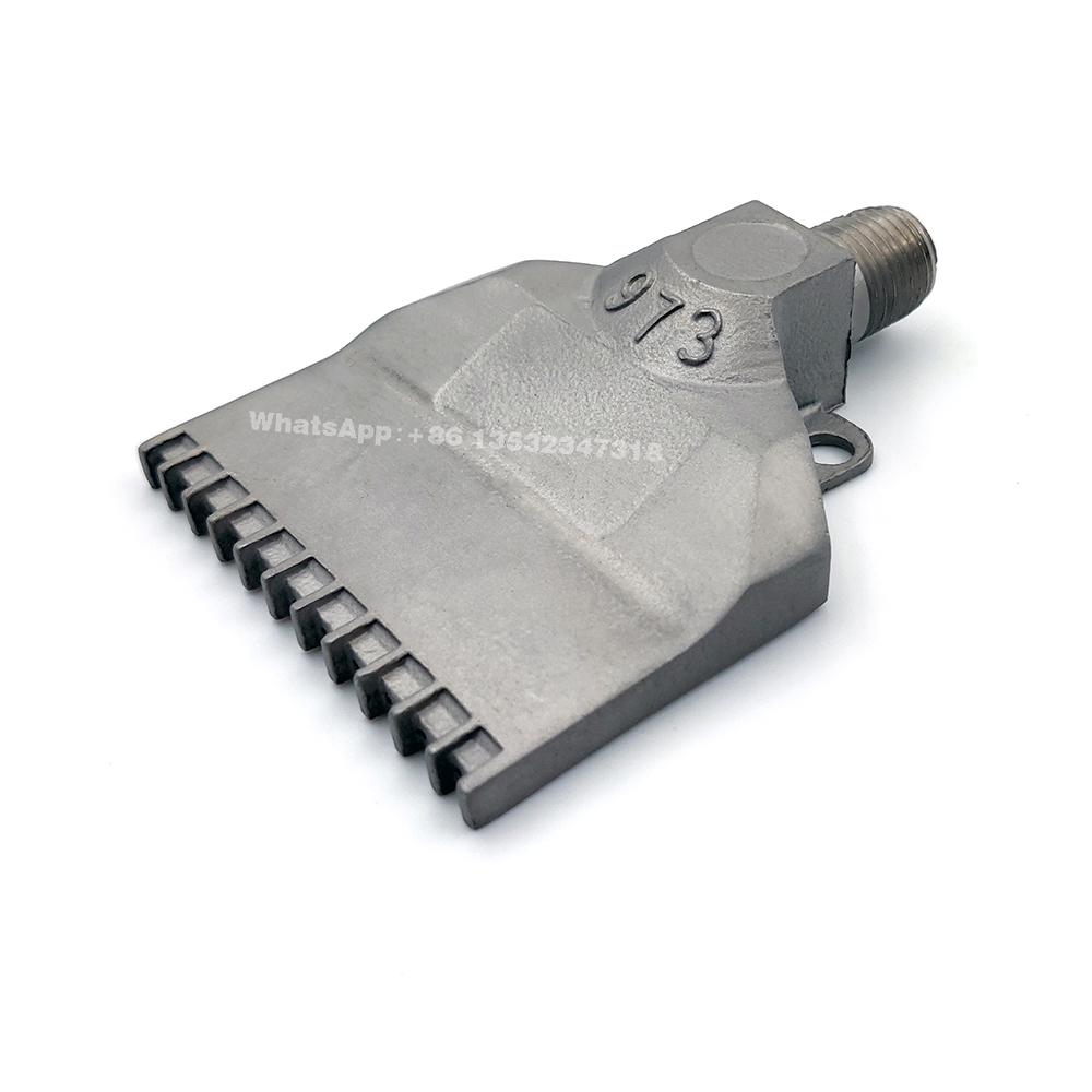 YS Silvent 973 Drying Wind Jet Nozzle metal 973 Stainless Steel Extra-Wide Flat Air Nozzle
YS Silvent 973 Drying Wind Jet Nozzle metal 973 Stainless Steel Extra-Wide Flat Air Nozzle