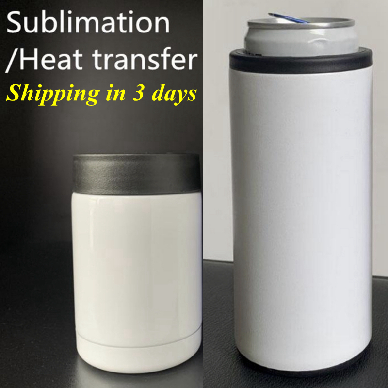 DIY Heat Sublimation Tumbler Can Cooler 12oz Slim Straight Cup Cans Insulator Stainless Steel Double Wall Beverage Cold Keeper YFA2613, White
DIY Heat Sublimation Tumbler Can Cooler 12oz Slim Straight Cup Cans Insulator Stainless Steel Double Wall Beverage Cold Keeper YFA2613, White