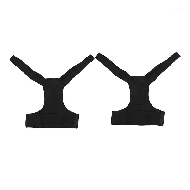 2 Pcs Back Posture Corrector Shoulder Lumbar Brace Spine Support Belt Corset Posture Correction Belt - Size L & Size M1, Black
2 Pcs Back Posture Corrector Shoulder Lumbar Brace Spine Support Belt Corset Posture Correction Belt - Size L & Size M1, Black