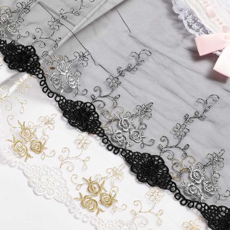 Ribbon Zsbszc 5 Yards Gold Silver Mesh Lace Trim Lolita Net Embroidery For Sewing Cloth 17cm Width WSL011
Ribbon Zsbszc 5 Yards Gold Silver Mesh Lace Trim Lolita Net Embroidery For Sewing Cloth 17cm Width WSL011