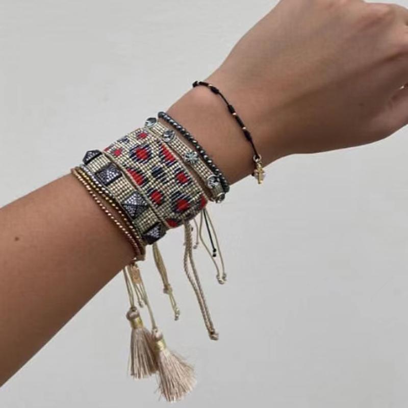 BLUESTAR Femme Bracelet MIYUKI Bead Bracelet Leopard Grain Pulseras Mujer Moda Handmade Crystal Jewelry Armband 2021
BLUESTAR Femme Bracelet MIYUKI Bead Bracelet Leopard Grain Pulseras Mujer Moda Handmade Crystal Jewelry Armband 2021