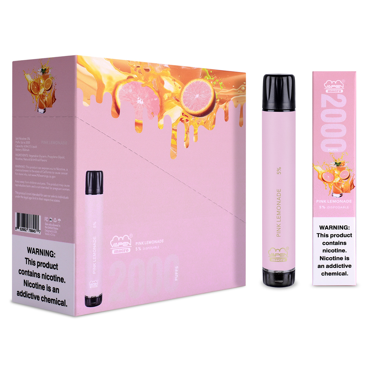 Original VAPEN Macro 2000 Puffs Disposable Vape Pen850mah Vertical Coil 6ml Prefilled Pod Vaporizer Device Kits Authentic e Cigs Vaporizers
Original VAPEN Macro 2000 Puffs Disposable Vape Pen850mah Vertical Coil 6ml Prefilled Pod Vaporizer Device Kits Authentic e Cigs Vaporizers