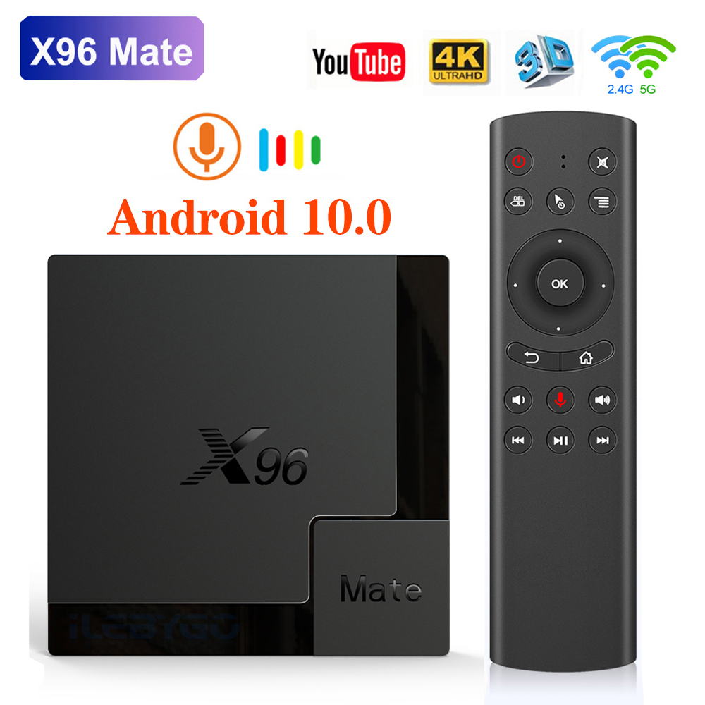 Android 10 TV Box X96 Mate 4K 4GB 64G Allwinner H616 Quad Core 32G BT5 5Ghz wifi 100M Google Voice Assistant Smart box android
Android 10 TV Box X96 Mate 4K 4GB 64G Allwinner H616 Quad Core 32G BT5 5Ghz wifi 100M Google Voice Assistant Smart box android