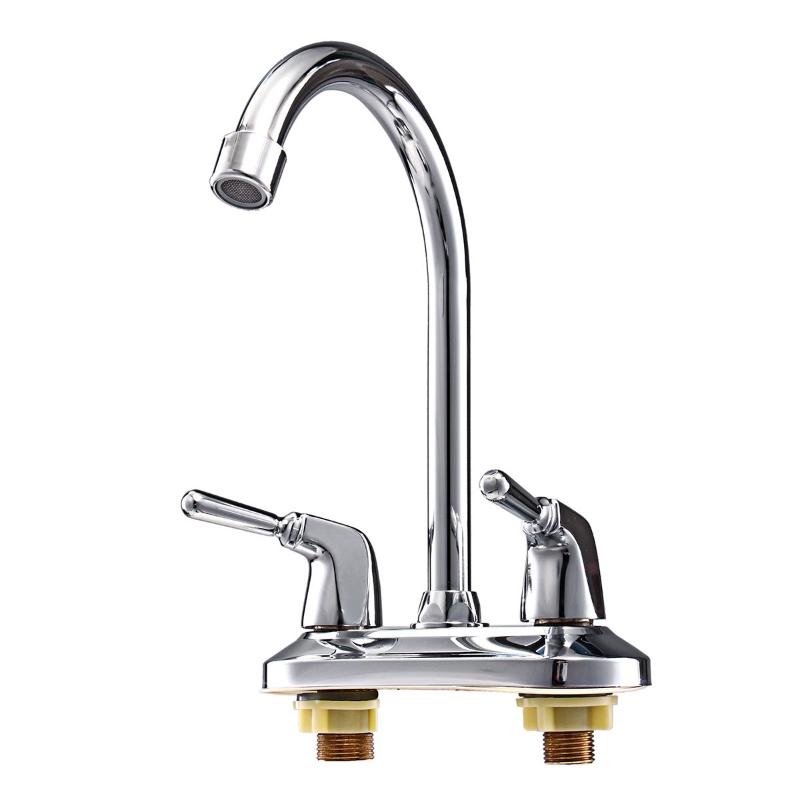 Kitchen Faucet Water Tap Dual Handle Spout Double Handle Sink Basin Hot Cold Water Mixer Bathroom Faucets 360 Degree Adjustable
Kitchen Faucet Water Tap Dual Handle Spout Double Handle Sink Basin Hot Cold Water Mixer Bathroom Faucets 360 Degree Adjustable