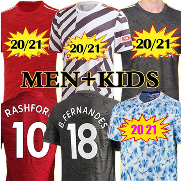 Custom B.FERNANDES soccer jerseys 20 21 POGBA CAVANI MARTIAL RASHFORD Man Home Away 3rd kids kit youth utd child football shirt jersey, Color 11 
Custom B.FERNANDES soccer jerseys 20 21 POGBA CAVANI MARTIAL RASHFORD Man Home Away 3rd kids kit youth utd child football shirt jersey, Color 11