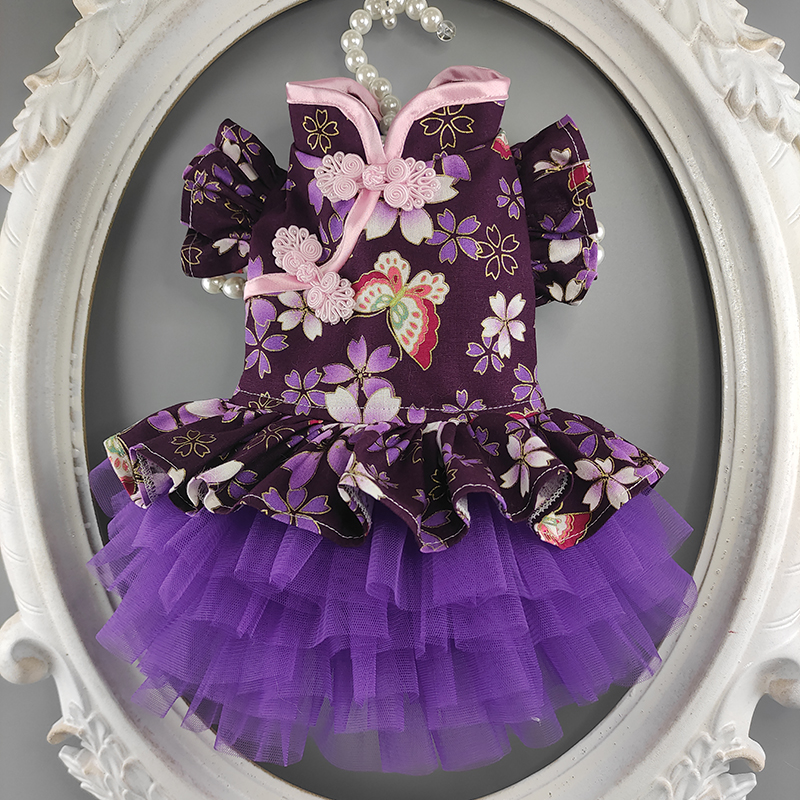 Free Shipping Handmade Dog Clothes Luxury Dog Dress Blossoming Classic Butterfly Bright-Colored Pattern Pet Outfit Yorkie Poodle, Pink skirt
Free Shipping Handmade Dog Clothes Luxury Dog Dress Blossoming Classic Butterfly Bright-Colored Pattern Pet Outfit Yorkie Poodle, Pink skirt