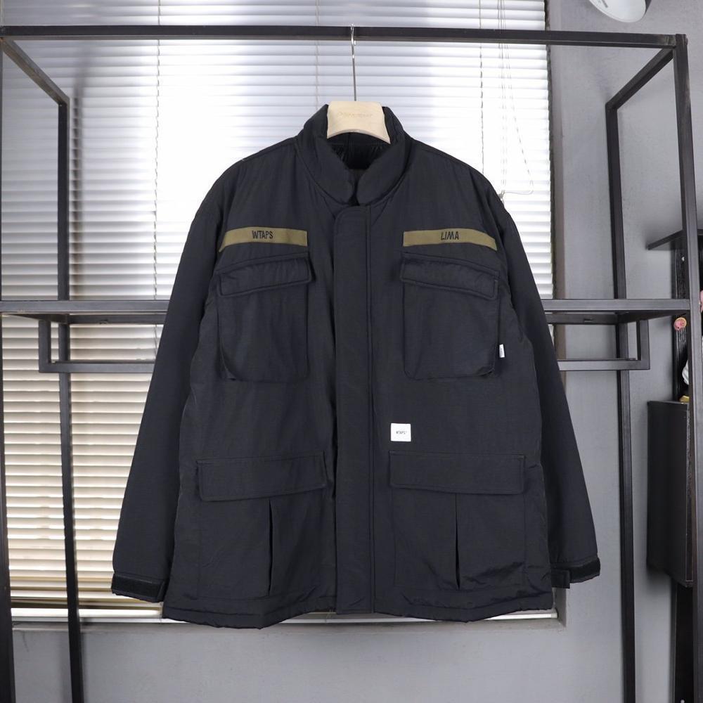 WTAPS Jackets Men Clothing Fashion Autumn Winter Woman Windbreaker Clothes Trench Coat Streetwear Army Techwear Cotton Padded 201105