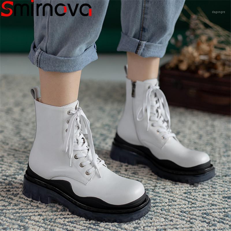 Smirnova 2020 New Brand ankle boots comfortable square heels round toe ladies shoes autumn winter women boots black white1
Smirnova 2020 New Brand ankle boots comfortable square heels round toe ladies shoes autumn winter women boots black white1