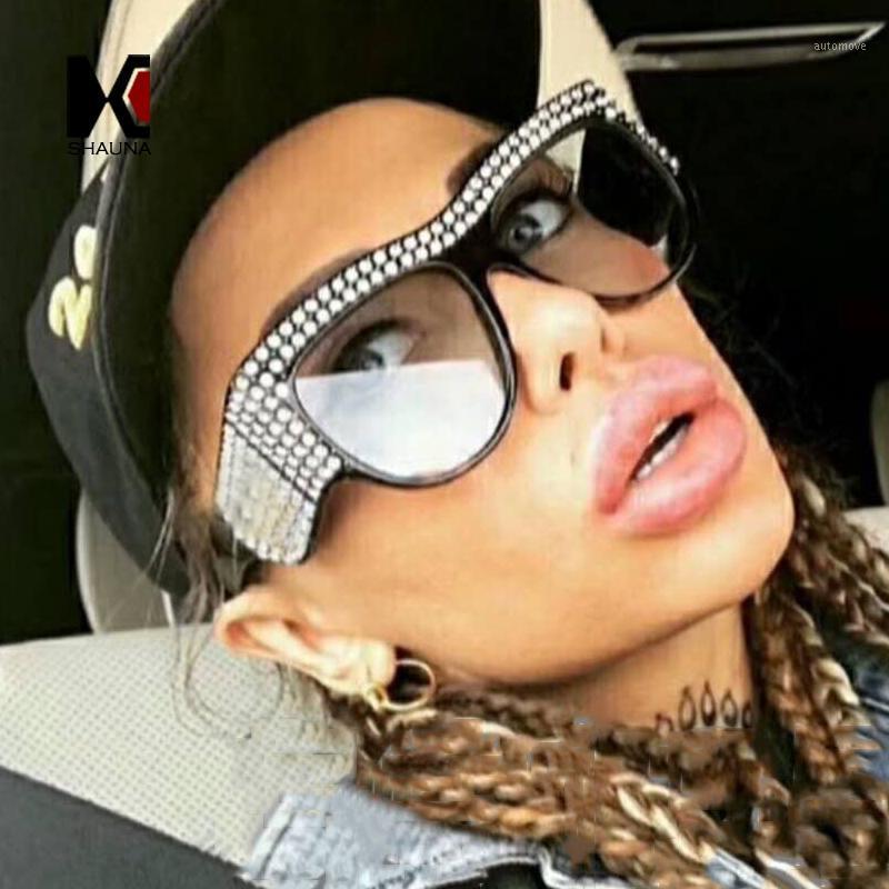 SHAUNA Luxury Crystal Decoration Women Cat Eye Sunglasses Oversize Men Gradient Lens Shades UV4001
SHAUNA Luxury Crystal Decoration Women Cat Eye Sunglasses Oversize Men Gradient Lens Shades UV4001