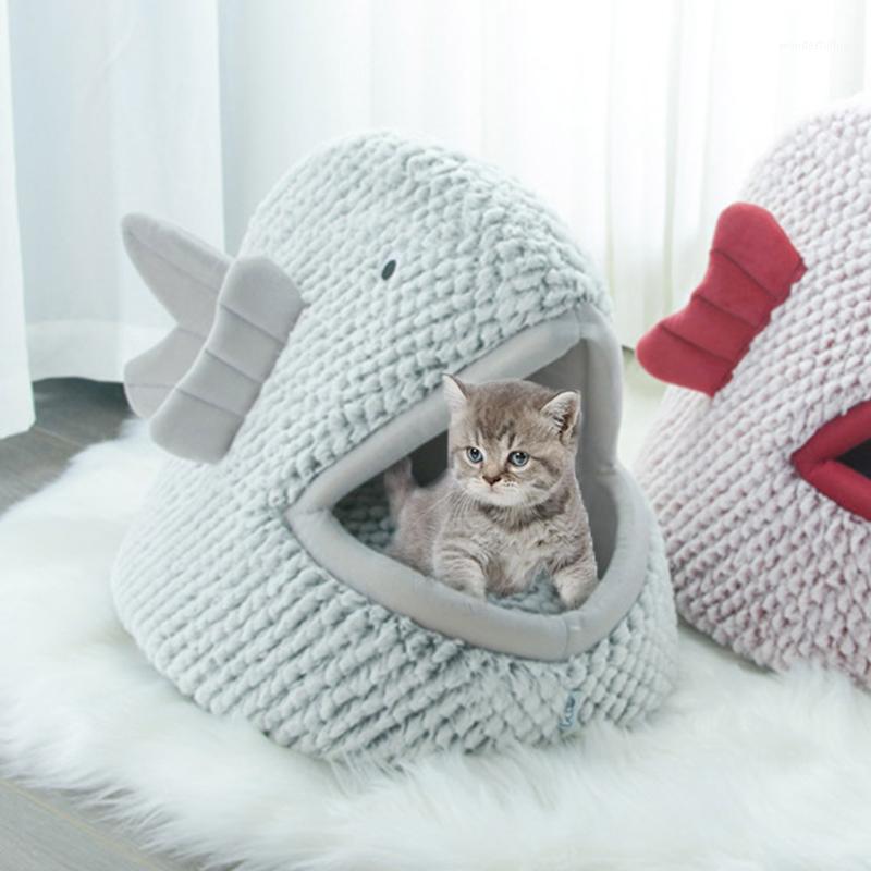Semi-enclosed Cat Nest Velvet Four Seasons Fish-shaped Cat House Litter Kennel Pet Soft Warm Bed for Home Pet Supplies1
Semi-enclosed Cat Nest Velvet Four Seasons Fish-shaped Cat House Litter Kennel Pet Soft Warm Bed for Home Pet Supplies1