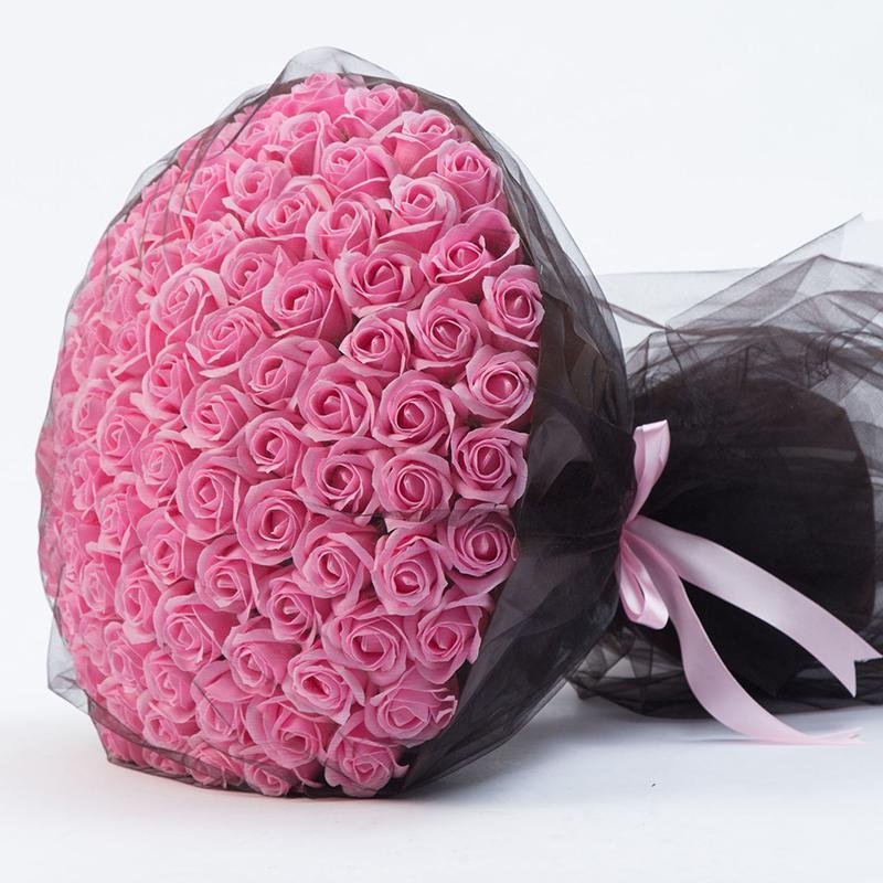 99pcs/bouquet Artificial Flower Soap Rose Fake Roses Holding Flowers Gifts For Wedding Party Home Valentine's Day Birthday Gift1, Red
99pcs/bouquet Artificial Flower Soap Rose Fake Roses Holding Flowers Gifts For Wedding Party Home Valentine's Day Birthday Gift1, Red