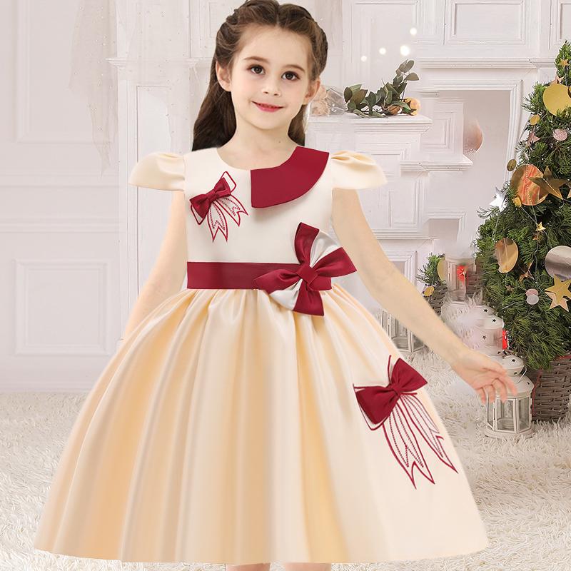 Girl's Dresses 2022 Formal Bow Princess Flower Children Costume Kid Evening Dress For Girl Party Wedding Birthday Gowns Vestidos, Red;yellow
Girl's Dresses 2022 Formal Bow Princess Flower Children Costume Kid Evening Dress For Girl Party Wedding Birthday Gowns Vestidos, Red;yellow