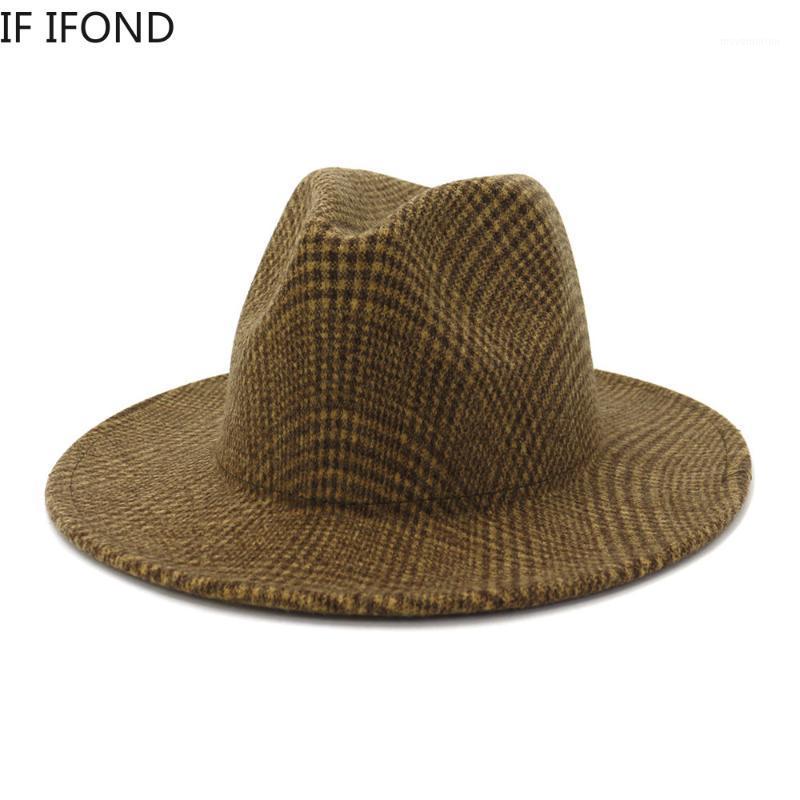 Panama Women Men Wool Trilby Felt Fedora Hat Vintage Wide Brim Gentleman Elegant Winter Autumn Jazz Caps1
Panama Women Men Wool Trilby Felt Fedora Hat Vintage Wide Brim Gentleman Elegant Winter Autumn Jazz Caps1
