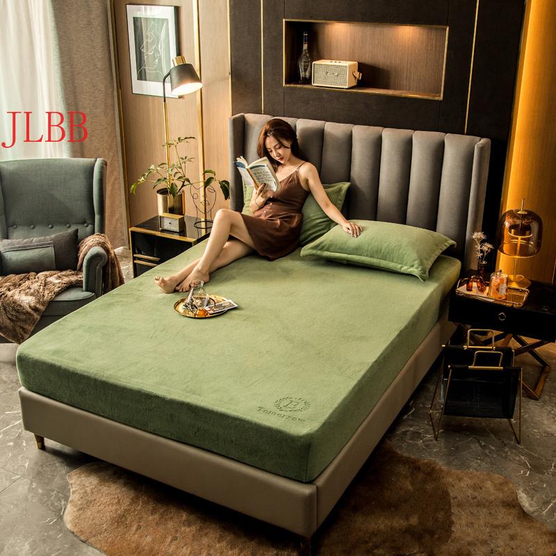 High Quality Flannel Fleece Fitted Sheet Set With Rubber 1/3pcs Mattress Cover Fruit Green Embossed Diaper Velvet Warm Bed Cover, Olive green
High Quality Flannel Fleece Fitted Sheet Set With Rubber 1/3pcs Mattress Cover Fruit Green Embossed Diaper Velvet Warm Bed Cover, Olive green