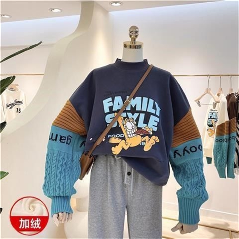 2021 High quality Plush Thickened Winter Pattern Cartoon Design Stitch Warm Wool Women's Coat Sleeve PNR5, Navy blue.
2021 High quality Plush Thickened Winter Pattern Cartoon Design Stitch Warm Wool Women's Coat Sleeve PNR5, Navy blue.