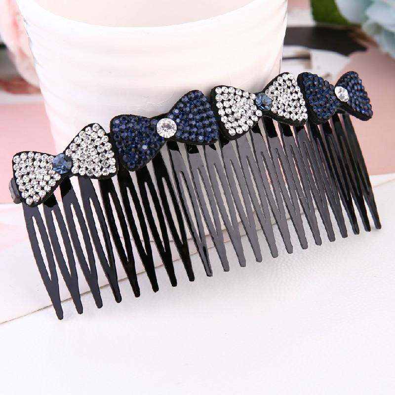 2020 New Acrylic Rhinestone Simple Temperament Bow Sweet Girl Hair Comb for Women Fashion Exquisite Hair Accessories Wholesale
2020 New Acrylic Rhinestone Simple Temperament Bow Sweet Girl Hair Comb for Women Fashion Exquisite Hair Accessories Wholesale