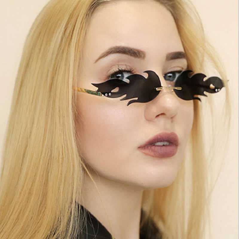 Sunglasses Butterfly Rimless Women Designer Fashion Oversized Steampunk Vintage Eyewear UV400 2021
Sunglasses Butterfly Rimless Women Designer Fashion Oversized Steampunk Vintage Eyewear UV400 2021