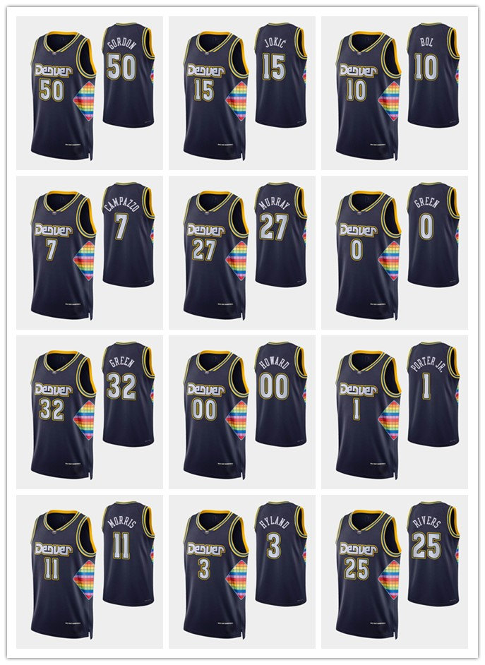 Denver''Nuggets''MEN Jamal Murray Nikola Bol Bol Jokic Michael Porter Jr. Aaron Gordon 75th Anniversary City Navy basket, Black
Denver''Nuggets''MEN Jamal Murray Nikola Bol Bol Jokic Michael Porter Jr. Aaron Gordon 75th Anniversary City Navy basket, Black