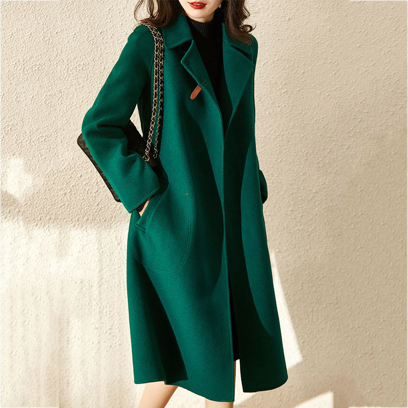 2021 New Elegant Retro Wool Belt Warm Winter Plus Female Size High Quality Mixtures Green Jacket WZD7
2021 New Elegant Retro Wool Belt Warm Winter Plus Female Size High Quality Mixtures Green Jacket WZD7