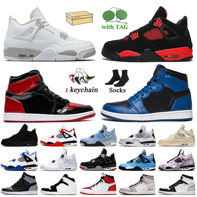 2022 With Box Jumpman 4 1s Basketball Shoes White Oreo Red Thunder 4s Heritage Patent Bred 1 Black Cat Off Sail Mens Trainers Fire Red Women Sneakers, #25 psgs 40-47
2022 With Box Jumpman 4 1s Basketball Shoes White Oreo Red Thunder 4s Heritage Patent Bred 1 Black Cat Off Sail Mens Trainers Fire Red Women Sneakers, #25 psgs 40-47