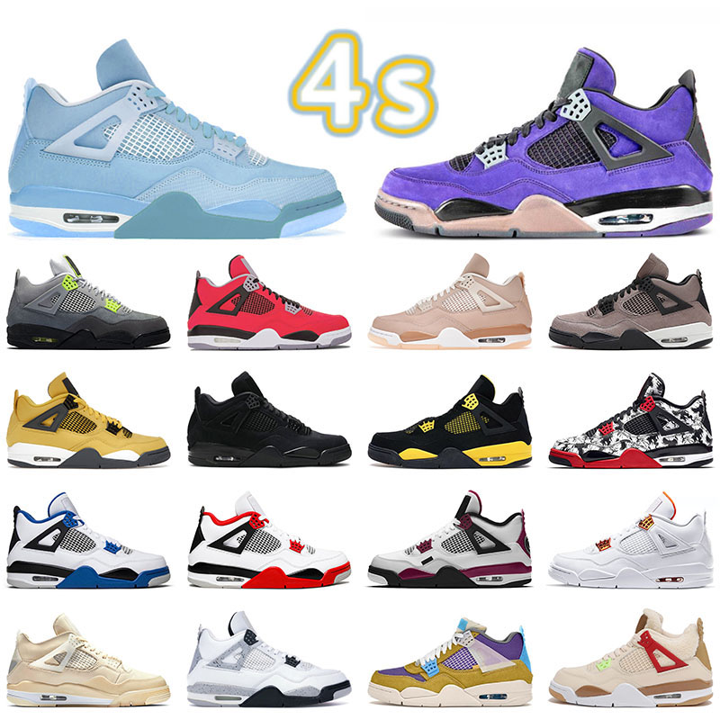 Original mens womens 4s 4 designer shoes 2022 high quality Desert Moss Tattoo Pizzeria White Mushroom Zen Master Lake Blue Basketball Sneakers Casual Trainers, A02 40-47 lightning
Original mens womens 4s 4 designer shoes 2022 high quality Desert Moss Tattoo Pizzeria White Mushroom Zen Master Lake Blue Basketball Sneakers Casual Trainers, A02 40-47 lightning