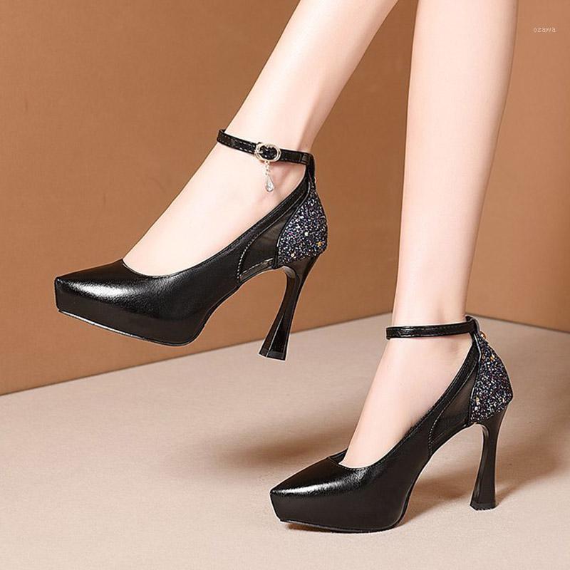 Spring Autumn Women Dress Shoes Bling Wedding Shoes Bridal Ankle Strap Pumps Black Super High Heels Platform Black 8182N1, Beige
Spring Autumn Women Dress Shoes Bling Wedding Shoes Bridal Ankle Strap Pumps Black Super High Heels Platform Black 8182N1, Beige