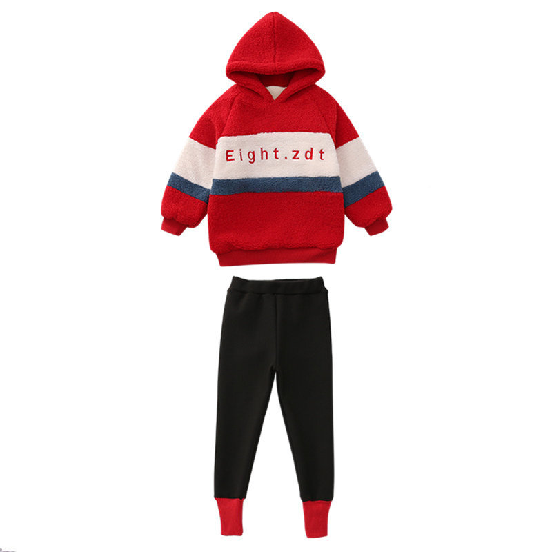 Teenage Kids Tracksuit for Girls Clothing Set New Autumn Winter Hoodies + Leggings Children Warm Suit Outfits 6 8 10 12 13 YearsX1019