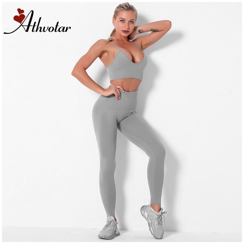 ATHVOTAR 2Pcs Solid Yoga Set Sports Wear for Women Gym Fitness Set Women Yoga Leggings + Sport Bra Gym Sport Suit1, Black
ATHVOTAR 2Pcs Solid Yoga Set Sports Wear for Women Gym Fitness Set Women Yoga Leggings + Sport Bra Gym Sport Suit1, Black