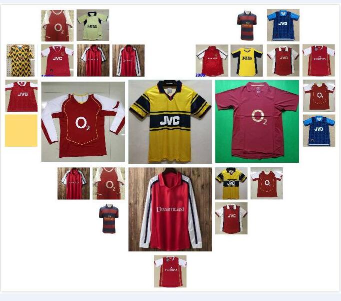 1986 88 Retro Gunners Soccer Jerseys Shirts PIRES HENRY V. Persie Fabregas Rosicky REYES VIEIRA BERGKAMP football 05 06 94 91 93 98 99 05 06, Black;yellow
1986 88 Retro Gunners Soccer Jerseys Shirts PIRES HENRY V. Persie Fabregas Rosicky REYES VIEIRA BERGKAMP football 05 06 94 91 93 98 99 05 06, Black;yellow
